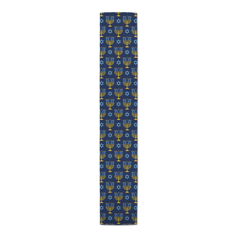 Chemin de table à motif géométrique en coton 100% Jackeline, L 90 po x l 16 po