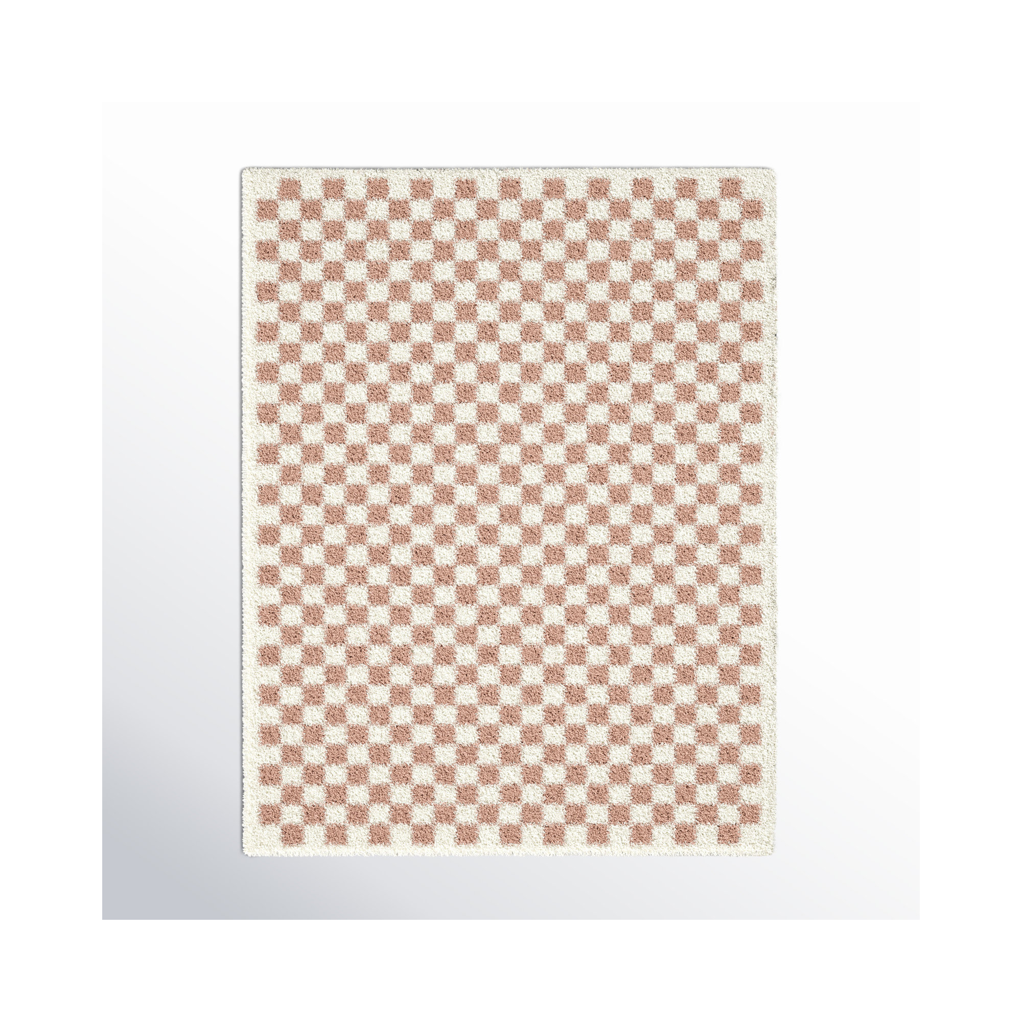 Walker Pink Rug, Rectangle 4'4" x 6'