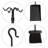Iron Fireplace Tool Set