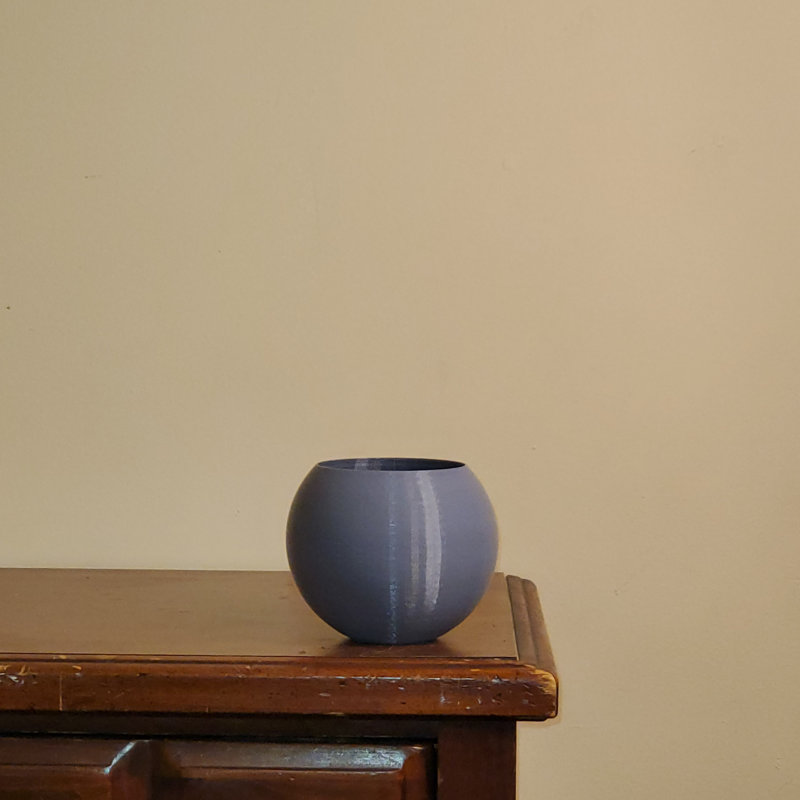 Handmade Pot Planter, Gray