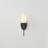 1- Light Frosted White Glass Wall Sconce-443508848
