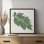 «Tropical Banana Leaf» par Molly Mattin, reproduction d'art