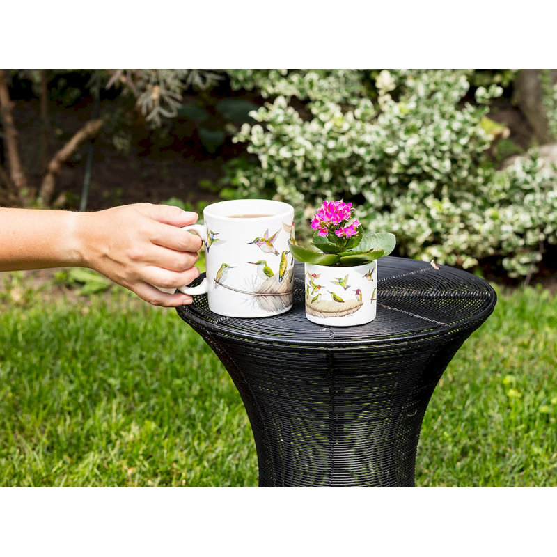 Pot de fleurs en céramique, H 3 po x l 3 po x P 2,5 po