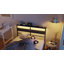 Structure de lit simple avec lumière DEL et station de charge, structure en métal avec tête de lit tapissier, grand espace de rangement, aucun sommier nécessaire-2066247829-2078431631