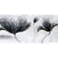 Industrial style flowers - 24"x48" Framed canvas