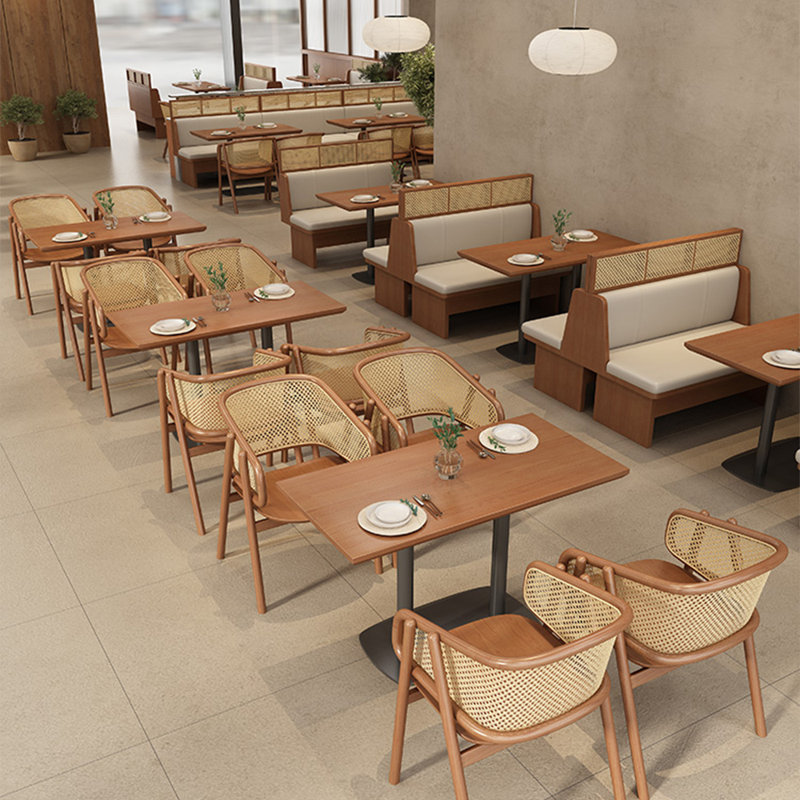 Banc rembourré en similicuir Southeast Asian Luxury