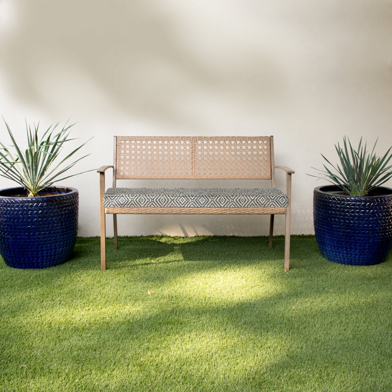 Kaycee Outdoor 2'' Bench Seat Cushion, 3", 19'' W x 48'' D