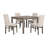 Essy - 5 Piece Dining Set (Antique Oak) -1162735646