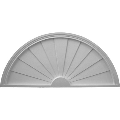 Fronton demi-rond l 40 po x H 20 po x P 2 po