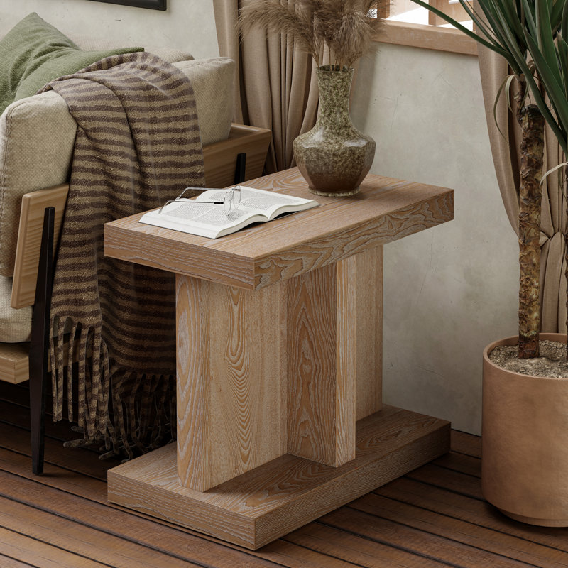 Farmhouse Rustic End Table