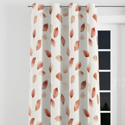 Floral Blackout Curtains - Desert Lodge Boho Nature Earthy Grommet Curtain - 1 Panel