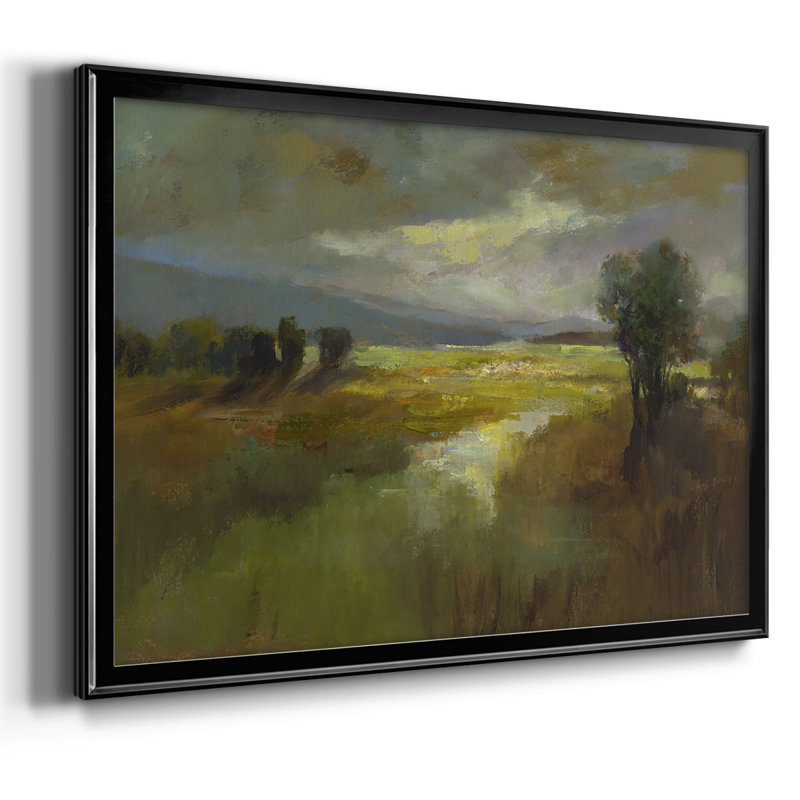 Toile tendue avec châssis The Way Home, Noir, H 14 po x l 20 po x P 1,5 po