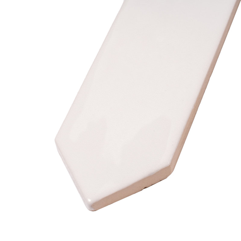 Festa 1.7'' W x 9.6'' L Ceramic Singular Tile, Cotton White