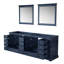 Meuble-lavabo double l 84 po x P 22 po et miroirs 34 po-1799494631
