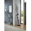50cm Glass Top Console Table