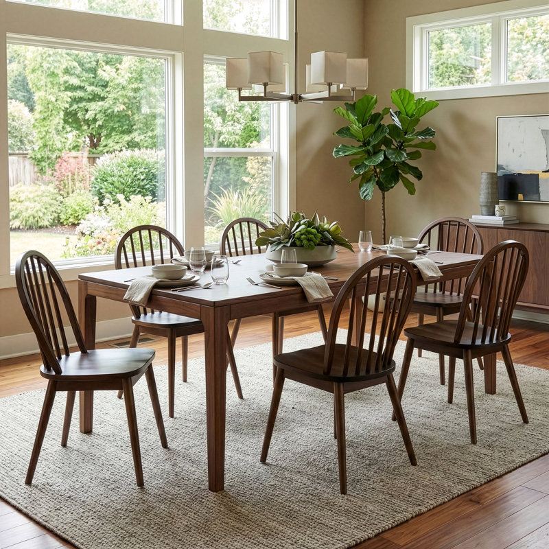 Tivoli 17.72'' H Dining Chair, Walnut