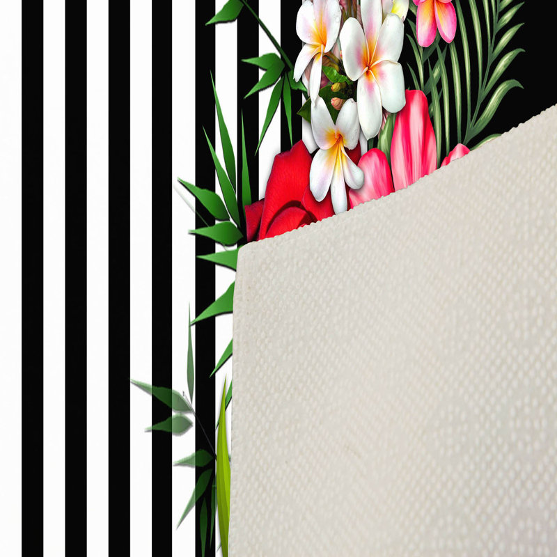 Stylish Woven Carpet (4 x 6 ft), 100% Polyester, 0.4 in Pile Height | Antibacterial, Non-Slip Underside | Machine Washable, 3D Digital Printing | Perfect for Living Room, Bedroom, and Home Decor