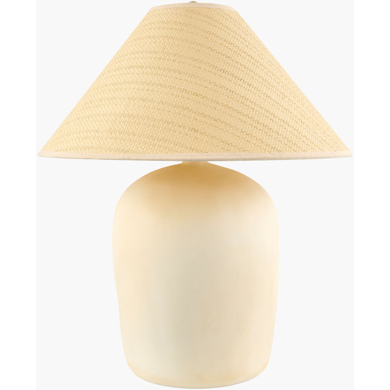 Demeatra Table Lamp, Cream