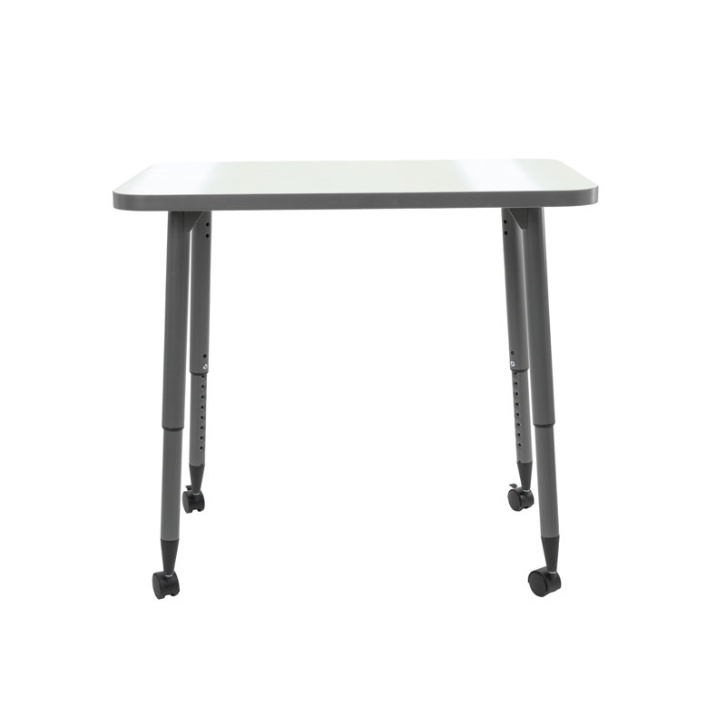 Table d'activité rectangulaire 24 x 48 avec pieds fuselés réglables Adapte, 24 po x 36 po, Mer du nord