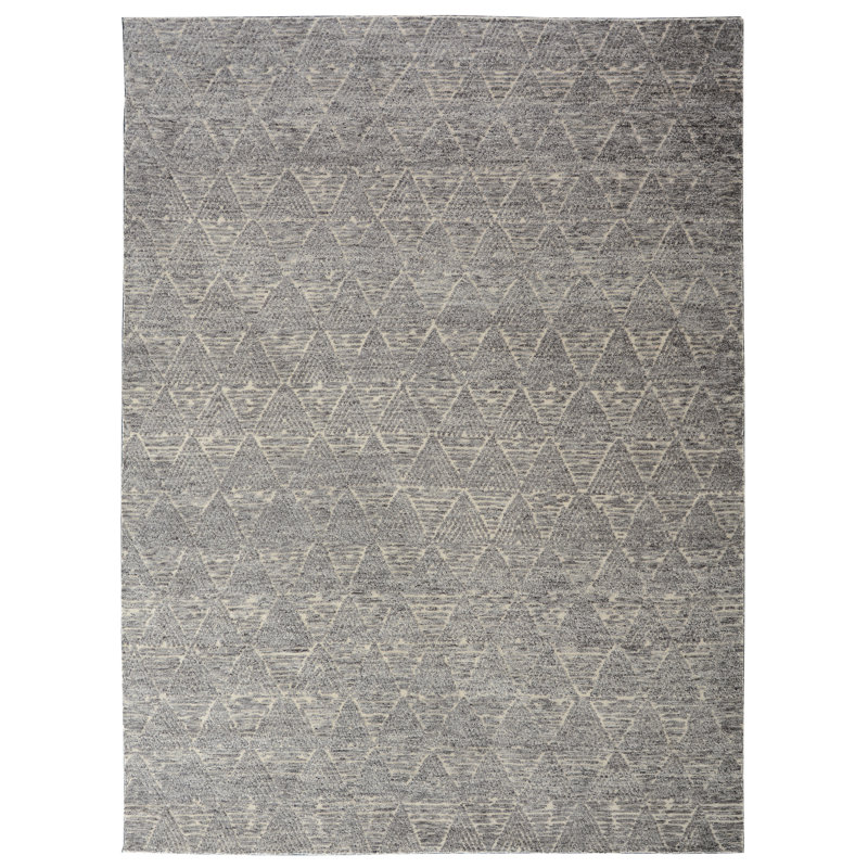 Hand Knotted Wool Geometric Indoor Rug