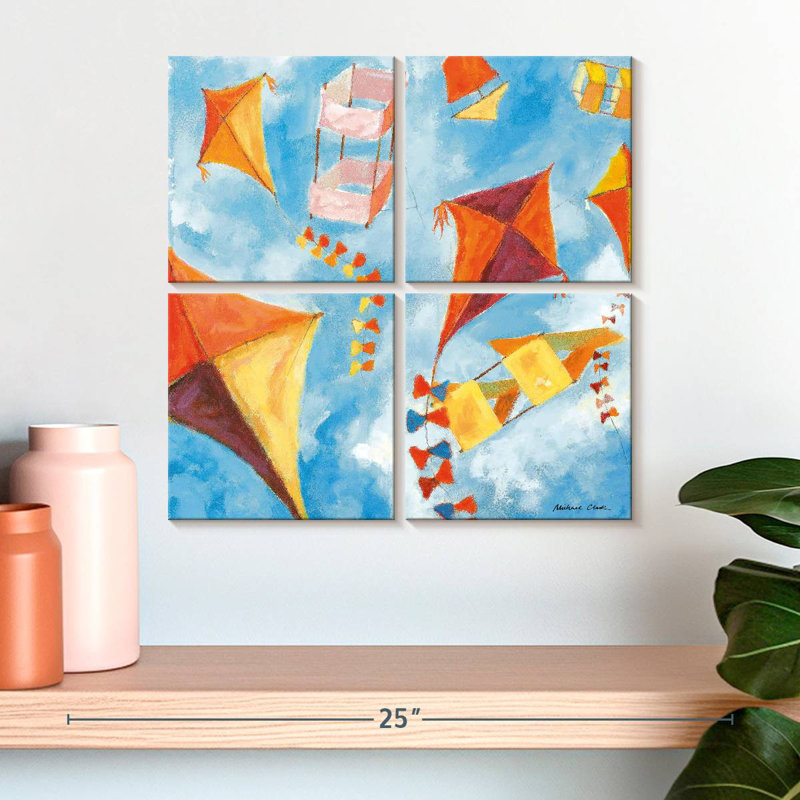 Senne Kites, 18" H x 18" W