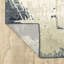 Tapis d'intérieur abstrait bleu / gris Sloane-71807893