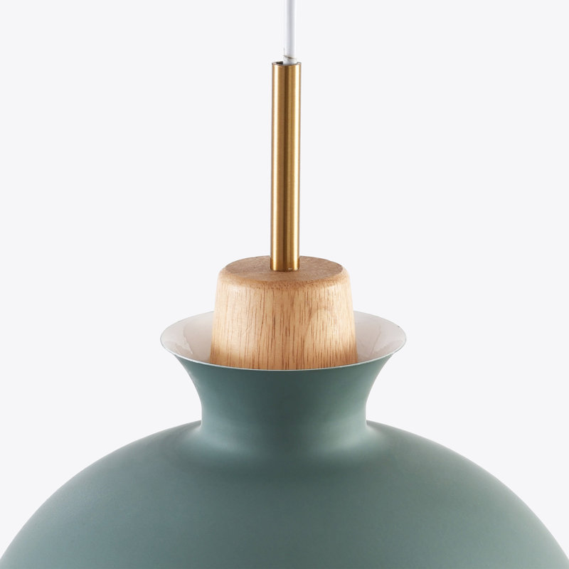 Luminaire suspendu simple 1 lumière, Bleu