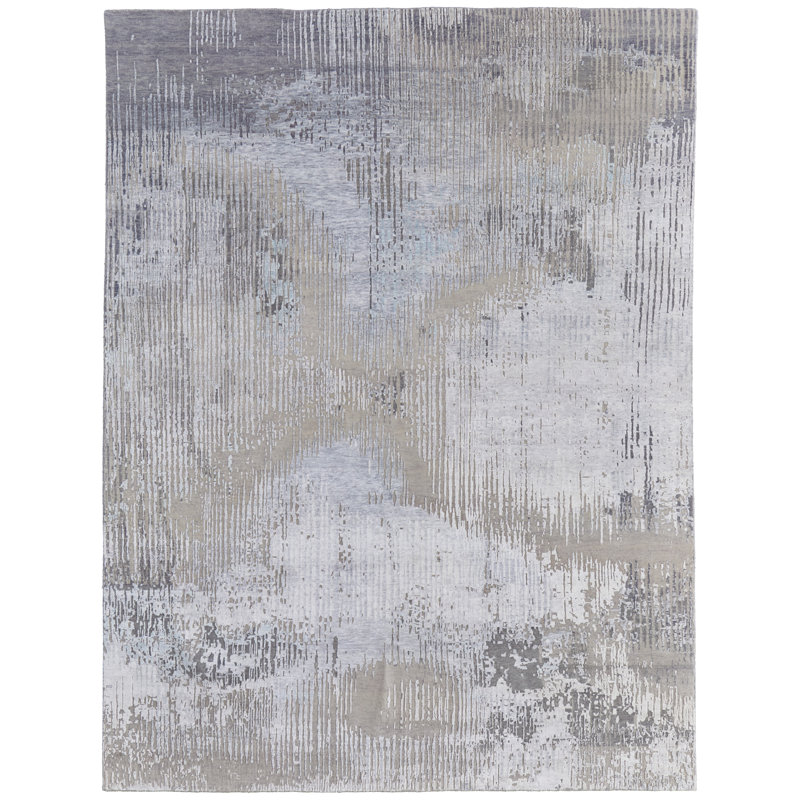 Tapis Lor, Tan, Rectangle 9'6" x 13'6"