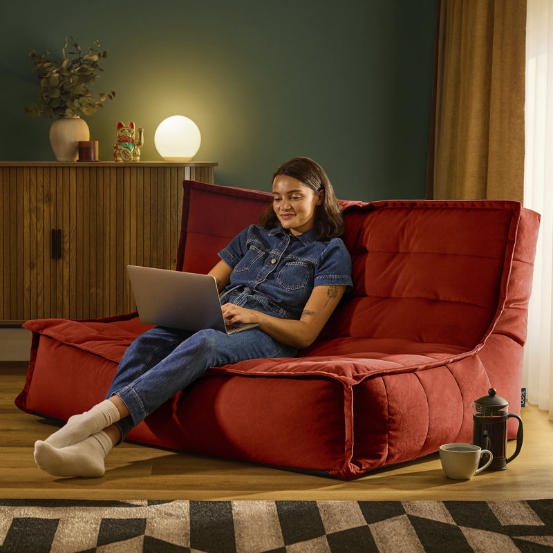 Bean Bag Sofa, Orange