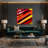 Hard Edge 27 Red Canvas Wall Art-1453820537
