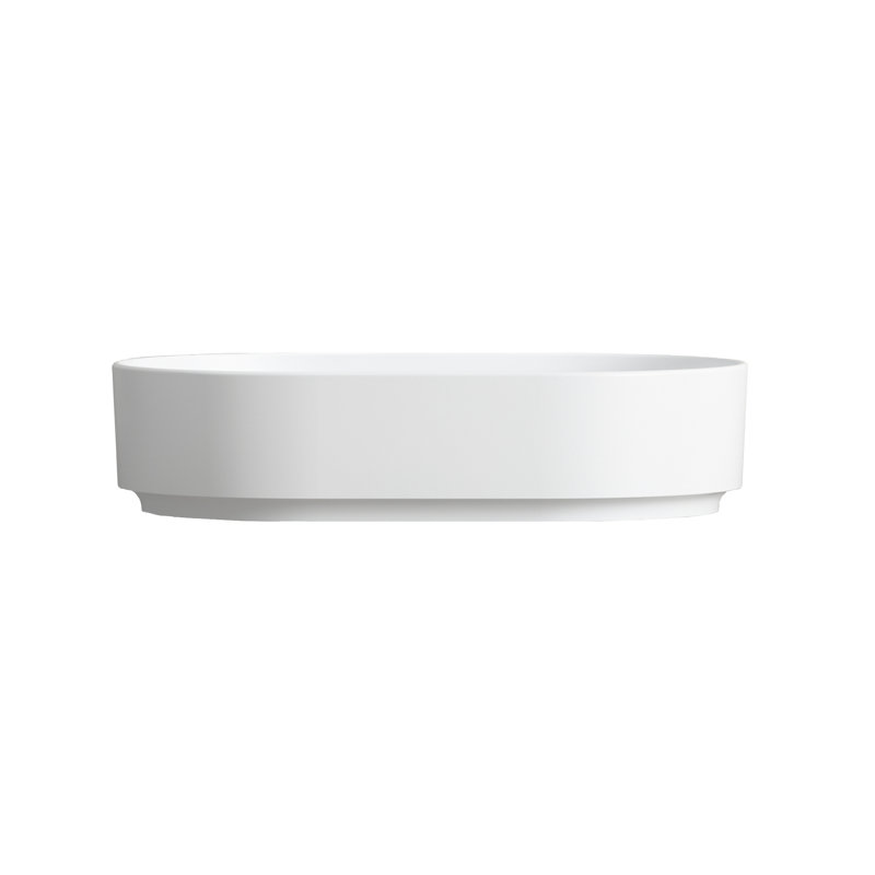 Lavabo sur pied Jendara avec surface solide et nettoyage facile (lavabo seulement)