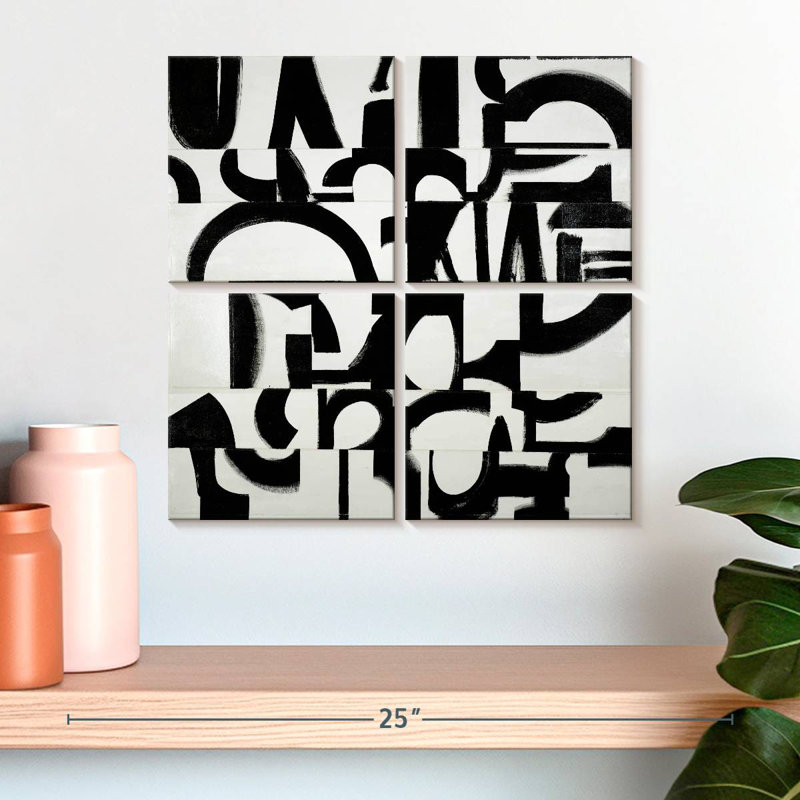 Prosperous Elements I, 18" H x 18" W