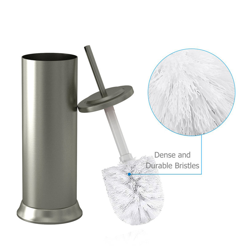 Porte-brosse de toilette en métal 20 po, Brosse