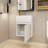 Elish 18.11 " W Wall Mounted Cloakroom Vanity Bathroom Vanity With Resin Top-800439157