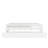 Full Platform Bed with Pull-Out Trundle, 2 Storage Drawers, Solid Wood Frame with Built-in Power Strip,White-1045096390-1045096393