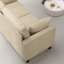 Nipun 3 Seater Linen Sofa-725565059