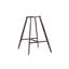 Upholstered Counter Stool with Metal Frame-88208201