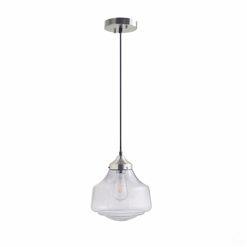 Luminaire suspendu en forme de cloche en orme