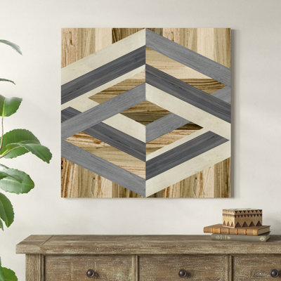 «Geometric Inlay II», peinture sur toile