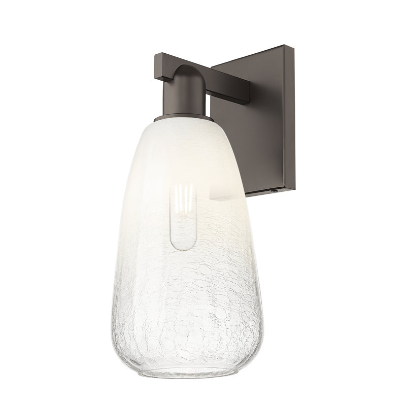 Jacquette - 1 Light Wall Mount Sconce, Oil Rubbed Bronze, Opal