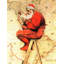 « père noël à la carte » par norman rockwell, reproduction d’art sur toile-1101949818