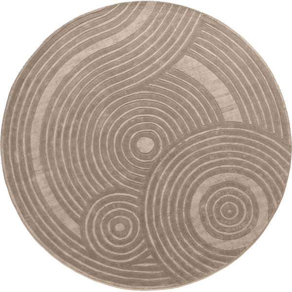 Isabelline Galewood Abstract Flat Weave Brown Area Rug | Wayfair.co.uk