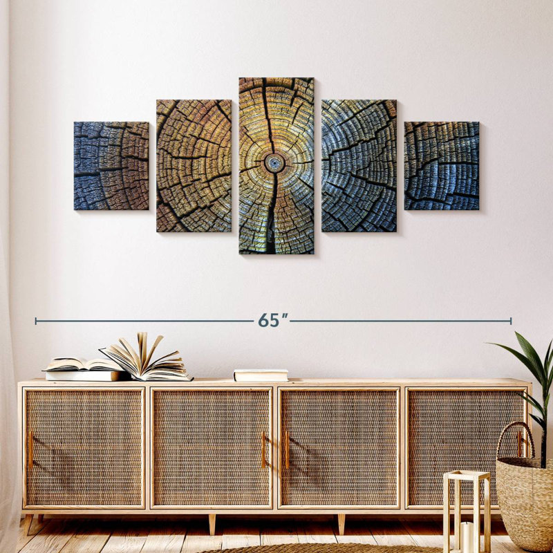 Motif de tronc d'arbre, H 24 po x l 55 po