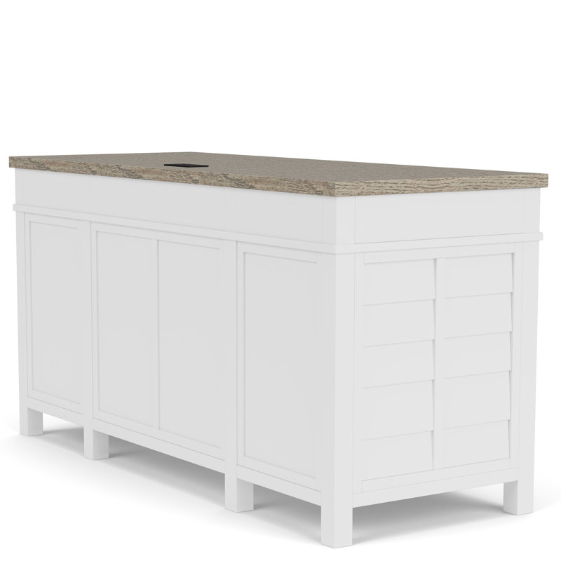 Gabby Executive Desk with Power Outlet