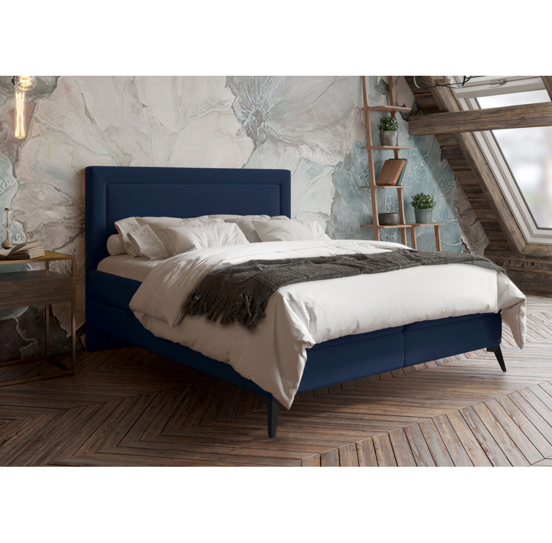 Boxspringbett Vivi mit Topper und Stauraum