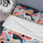 Ensemble de housse de couette rose et bleu-600227368