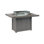 Donoma Rectangular Dining Fire Pit Table