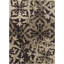 Tapis à médaillon en laine à motif floral traditionnel beige, gris et brun touffeté à la main Bartz Authentic-24361158