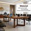 Table de conférence moderne en bois massif | Négociation et bureau-848126441