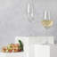 Ensemble de verres à vin blancs à pied 13 oz Martha Stewart Vivica